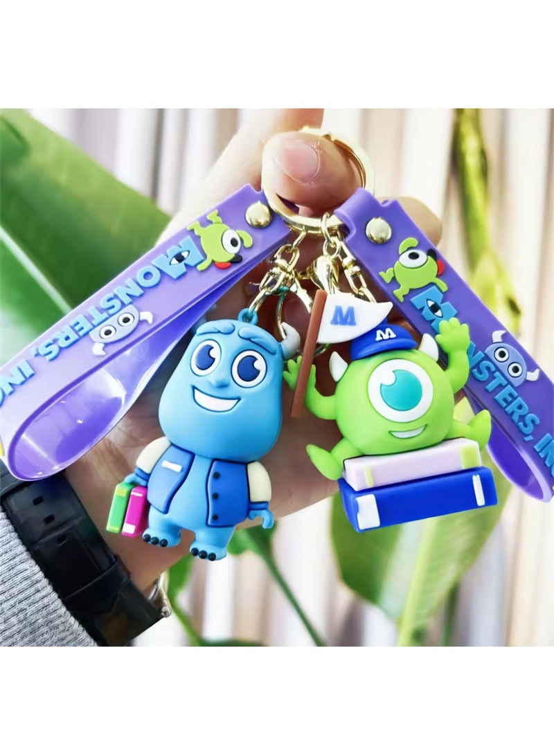 Disney Monsters Inc Rubber Keychain Shape 3 - Image 3